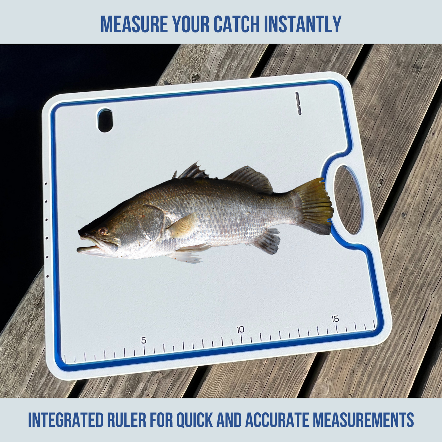 Made in the USA | Premium Bucket or Cooler Fishing Cutting Board TRAPSKI