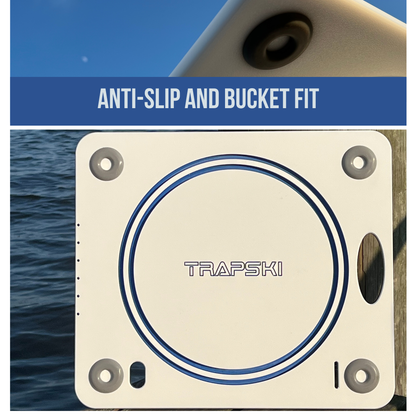 Made in the USA | Premium Bucket or Cooler Fishing Cutting Board TRAPSKI