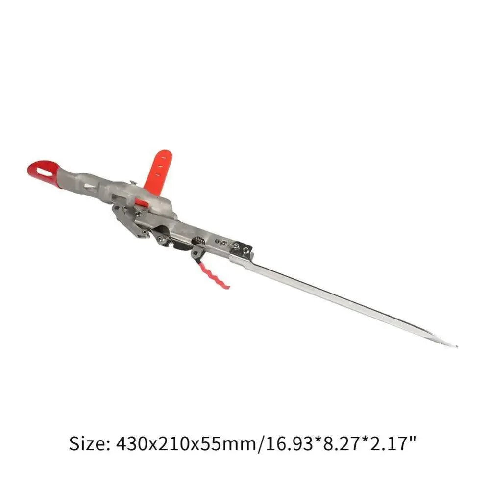 Automatic Stainless Steel Fishing Double Spring Angle Pole Foldable Anti-Rust Steel Fishing Pole Holder Fishing Accessories Stevvex