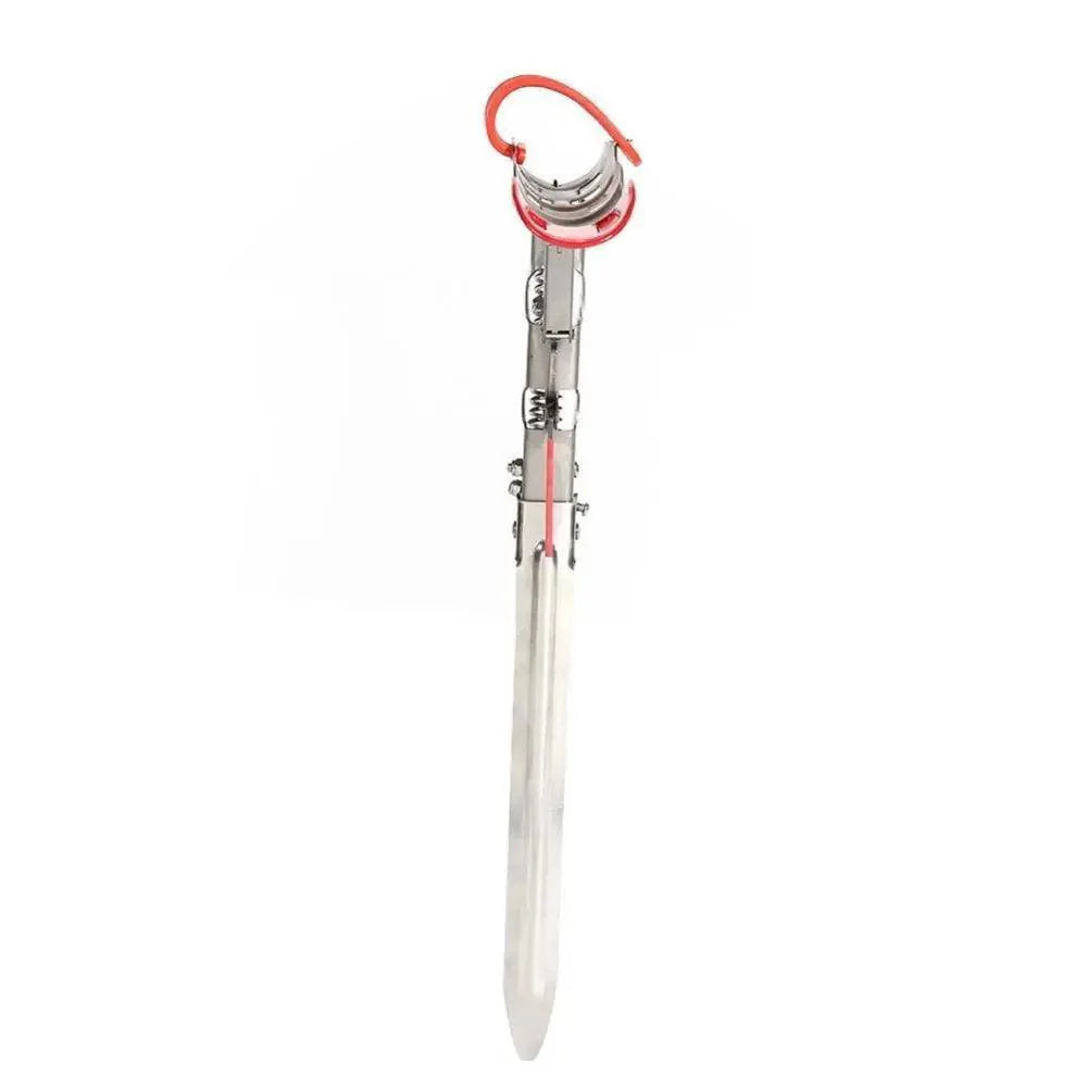 Automatic Stainless Steel Fishing Double Spring Angle Pole Foldable Anti-Rust Steel Fishing Pole Holder Fishing Accessories Stevvex