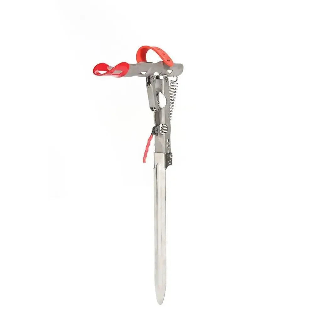 Automatic Stainless Steel Fishing Double Spring Angle Pole Foldable Anti-Rust Steel Fishing Pole Holder Fishing Accessories Stevvex