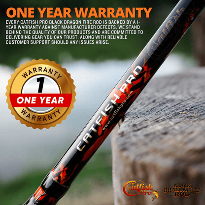 Black Dragon Fire Casting Rod Catfish Pro