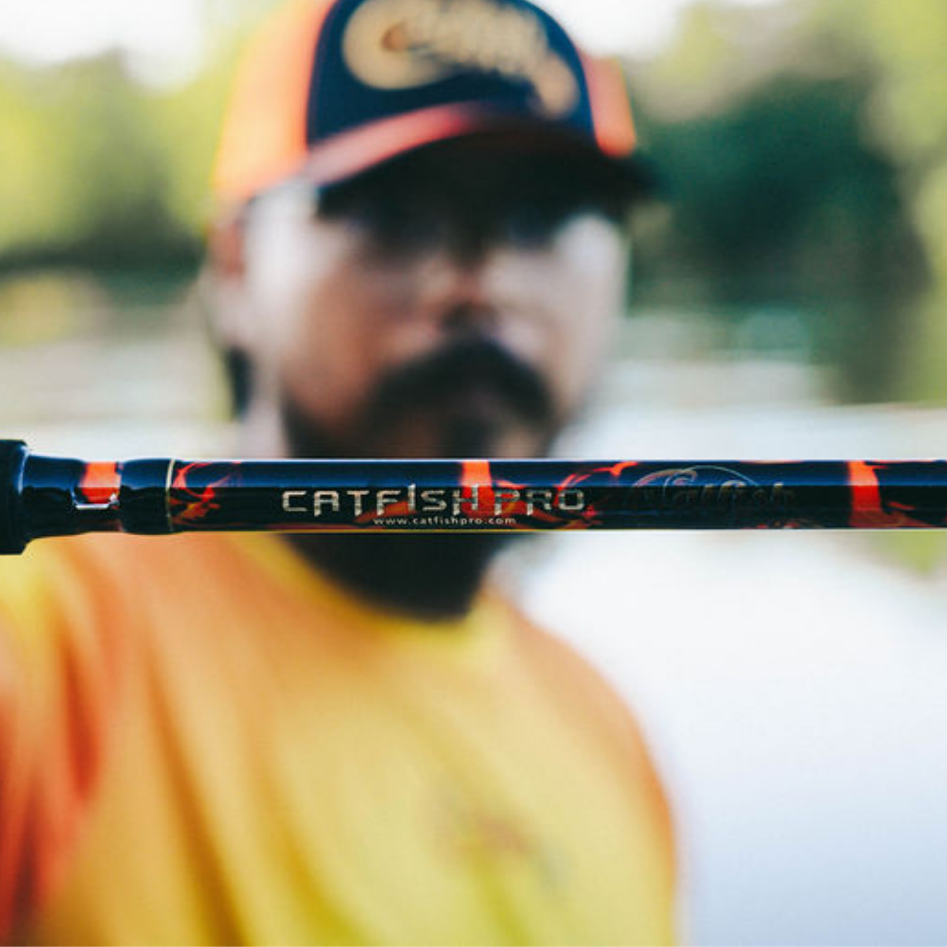 Black Dragon Fire Spinning Glow Rod Catfish Pro