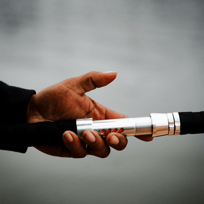 Orange Dragon Fire Spinning Glow Rod Catfish Pro