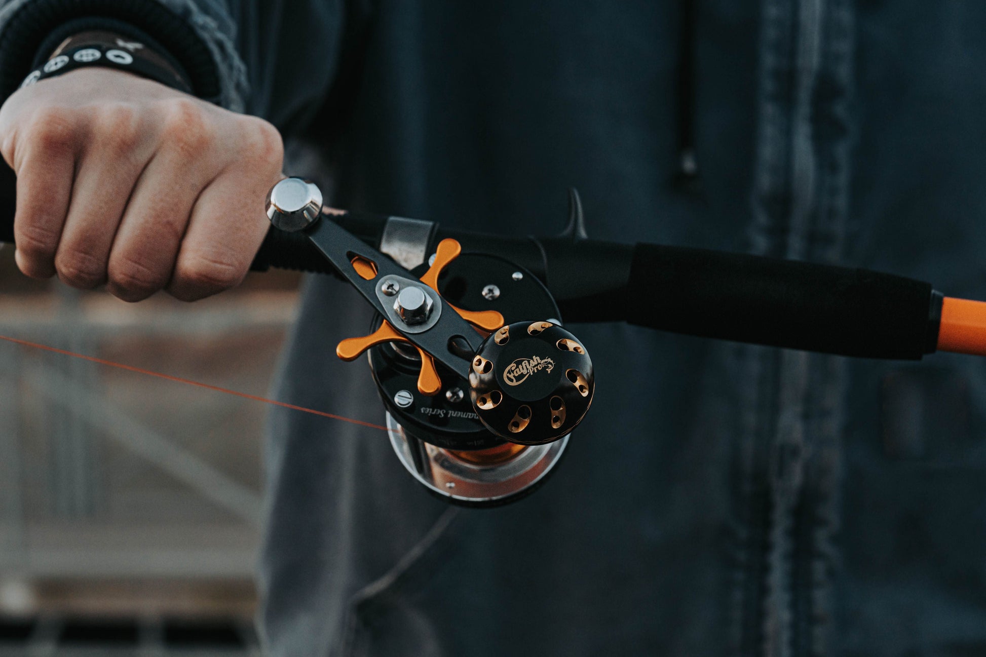 Catfish Pro Power Handle - Gold Catfish Pro
