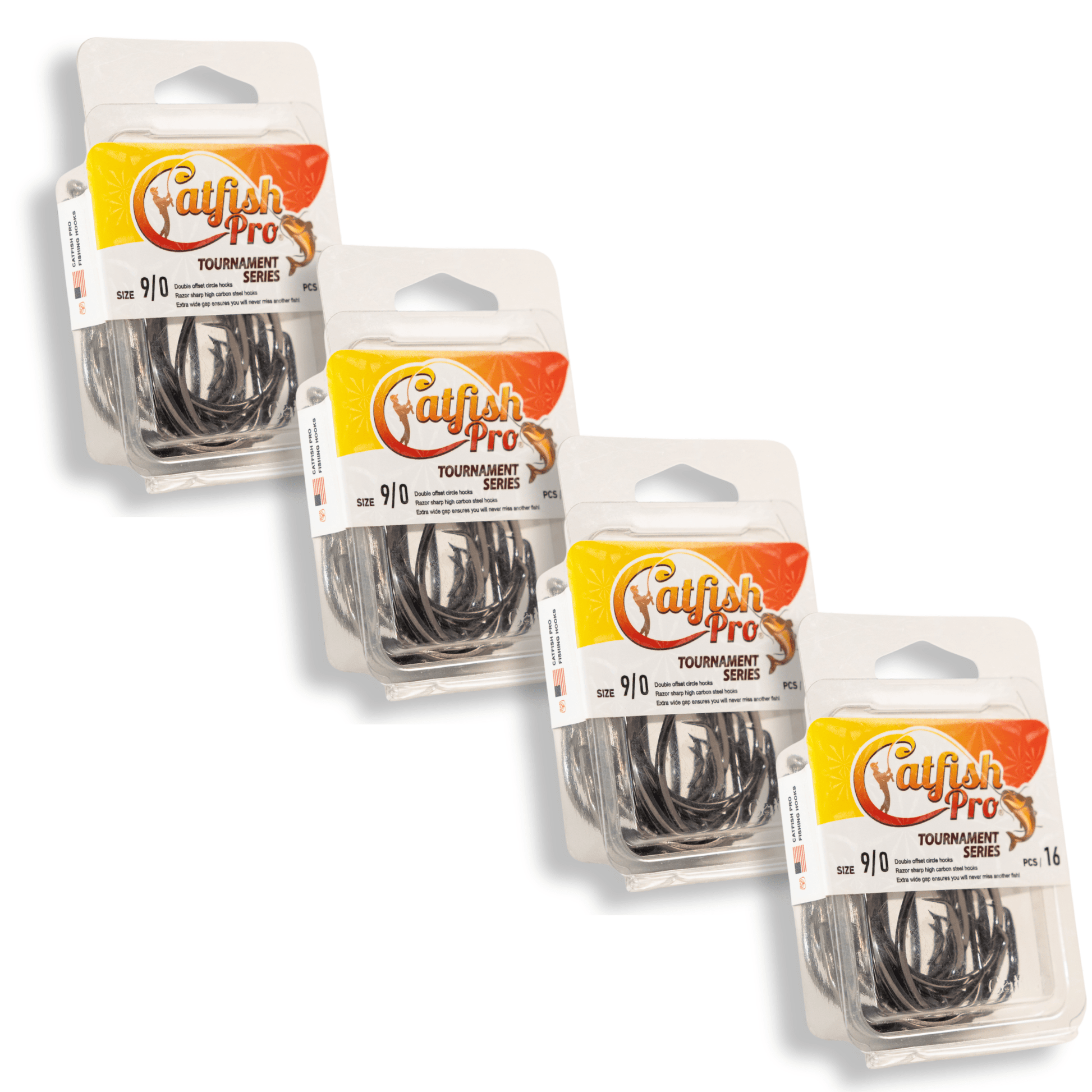 Double Offset Circle Hooks 9/0 - Value Pack Catfish Pro