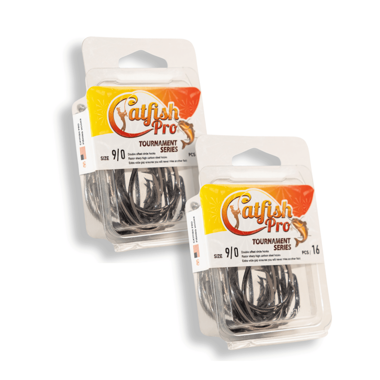 Double Offset Circle Hooks 9/0 - Value Pack Catfish Pro