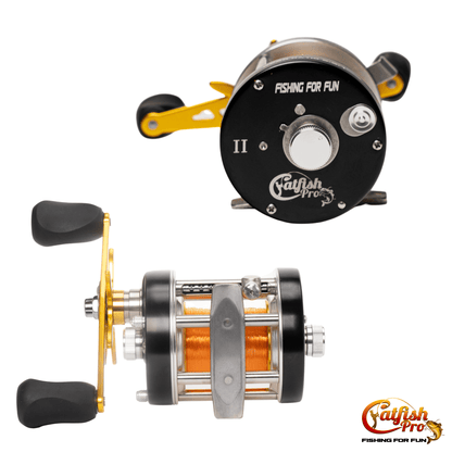 Fishing for Fun Round Baitcaster Reel Catfish Pro