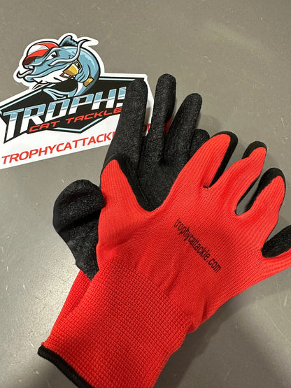 Trophy Cat Tackle Rubber Coated Gloves