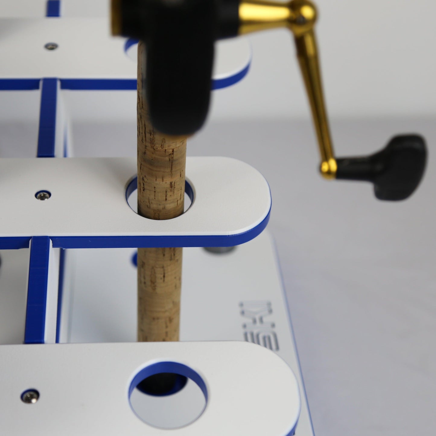Made in the USA Fishing Rod Rack | 12 Pole Waterproof Wash-down | Dock, Garage, Boat, Storage TRAPSKI