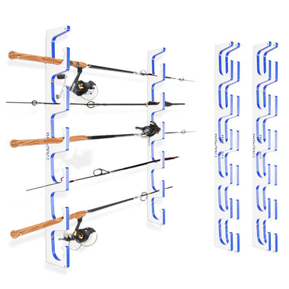 Made in the USA Premium Fishing Rod Racks | Wall or Ceiling or Boat Mounted TRAPSKI