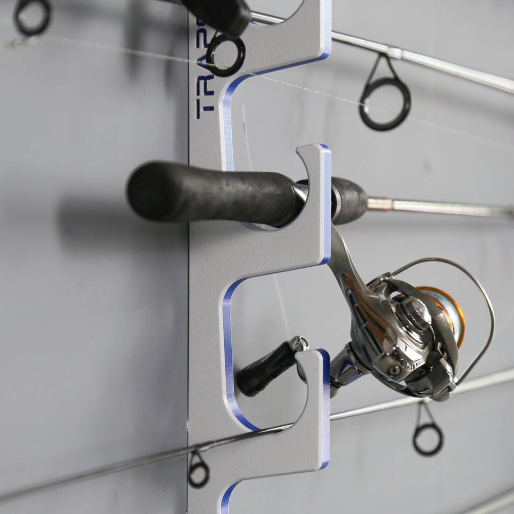 Made in the USA Premium Fishing Rod Racks | Wall or Ceiling or Boat Mounted TRAPSKI