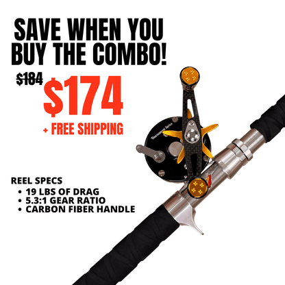 Orange Dragon Fire Casting Glow Rod Catfish Pro