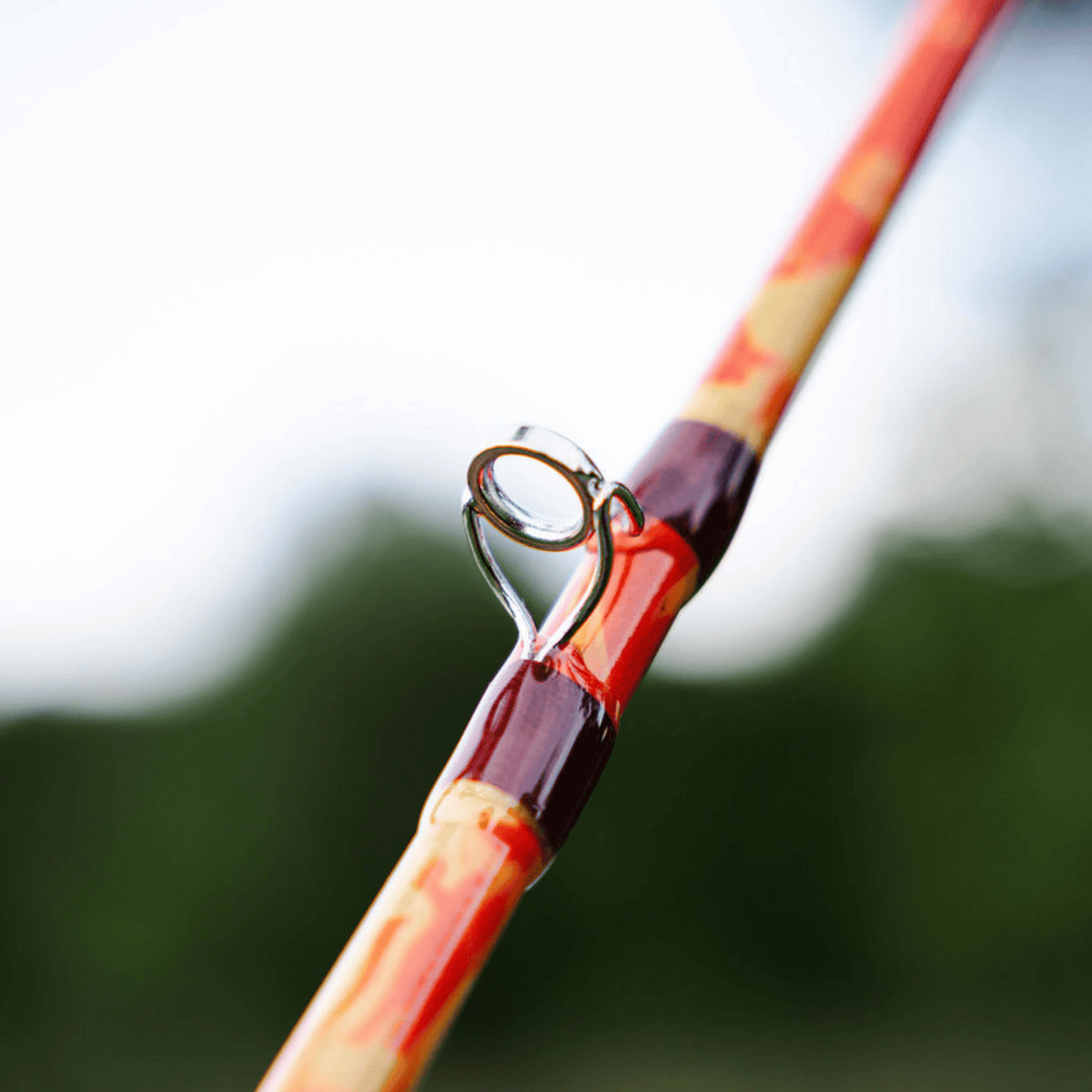 Orange Dragon Fire Casting Glow Rod Catfish Pro
