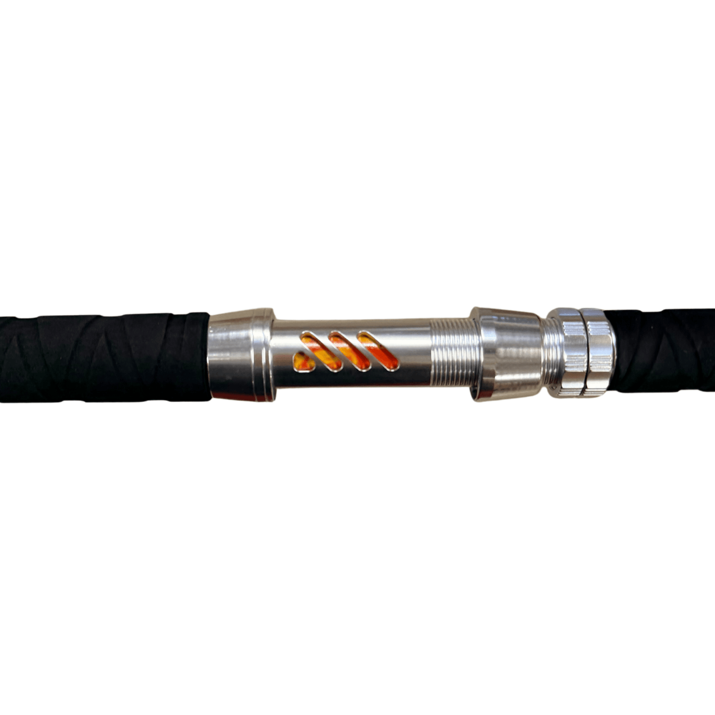 Orange Dragon Fire Spinning Glow Rod Catfish Pro