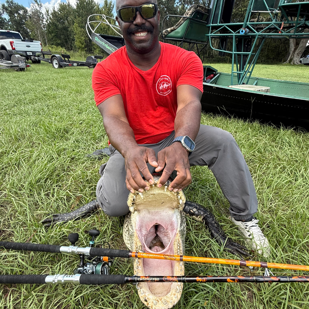 Orange Dragon Fire Spinning Glow Rod Catfish Pro