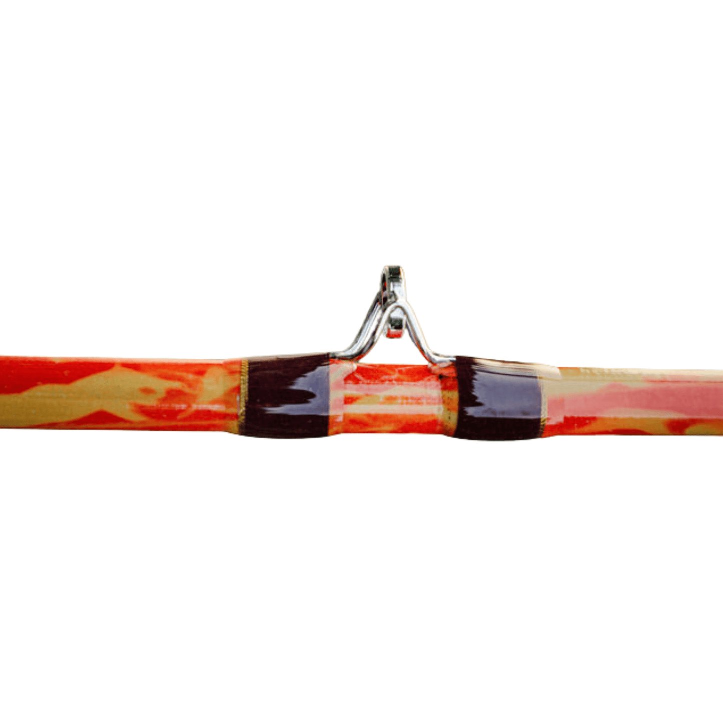 Orange Dragon Fire Spinning Glow Rod Catfish Pro