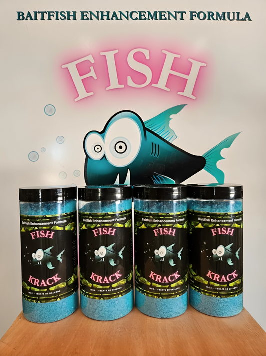 Fish Krack - Baitfish Enhancement Formula - 4 Count of 16oz Jars - $16.95 Each