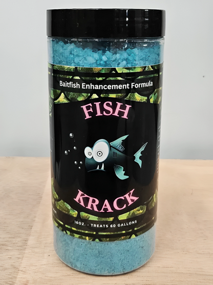 Fish Krack - Baitfish Enhancement Formula - 4 Count of 8oz Jars - $11.25 Each