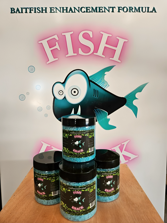 Fish Krack - Baitfish Enhancement Formula - 4 Count of 8oz Jars - $11.25 Each