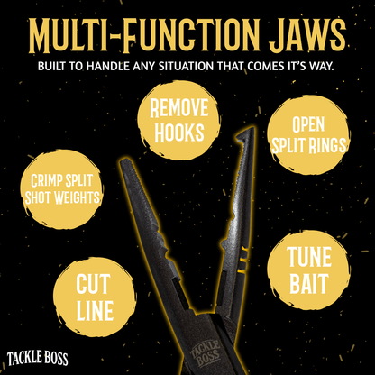 Tackle Boss 4 pcs Outlaw Fishing Plier Set Catfish Pro
