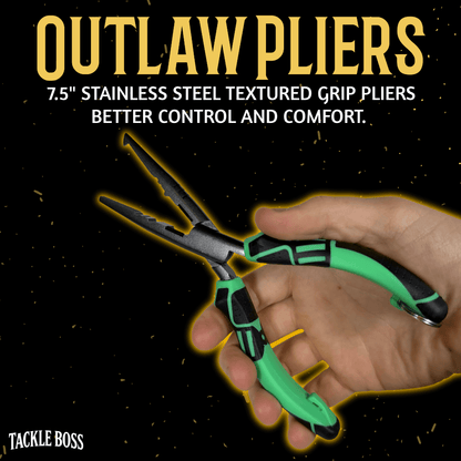 Tackle Boss 4 pcs Outlaw Fishing Plier Set Catfish Pro