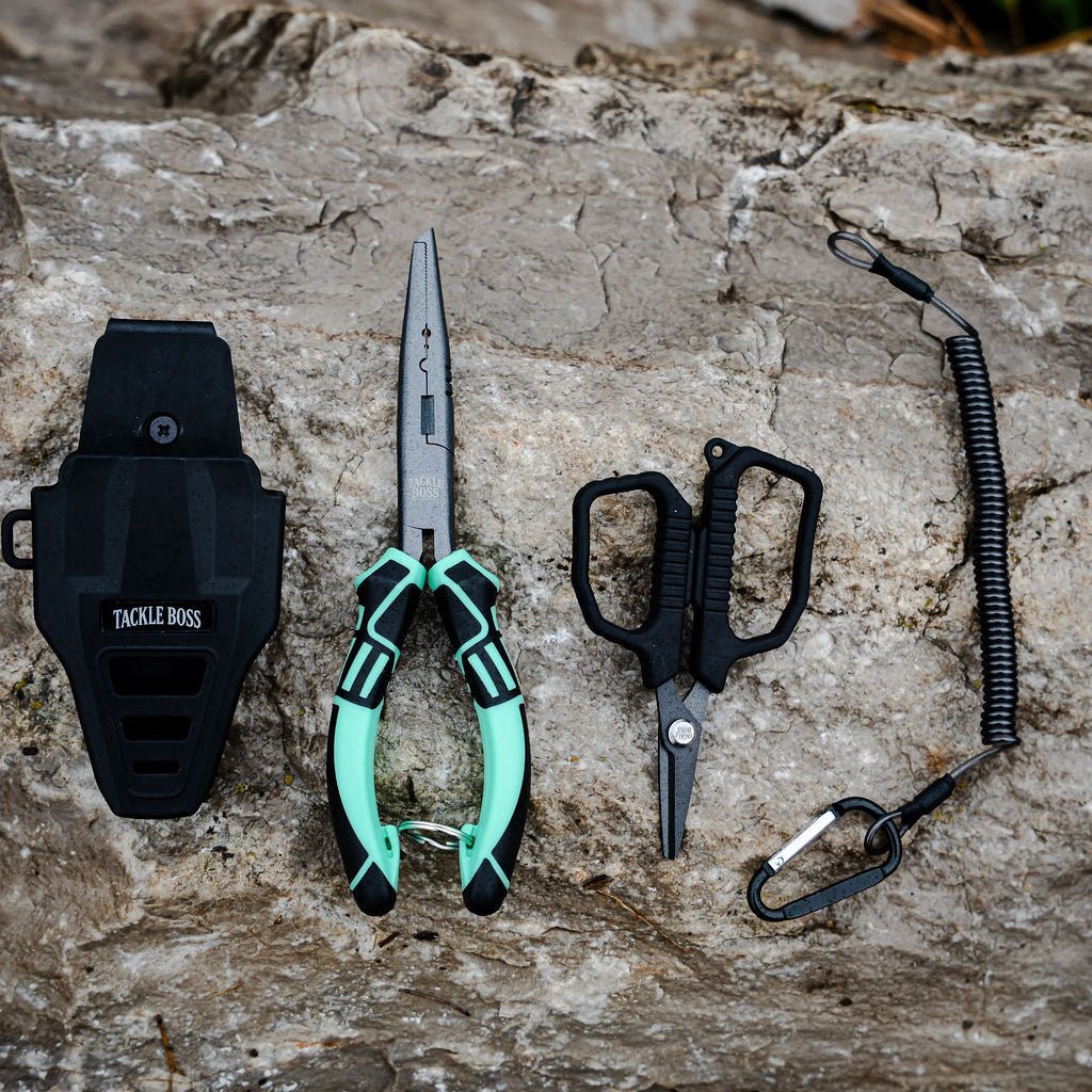 Tackle Boss 4 pcs Outlaw Fishing Plier Set Catfish Pro