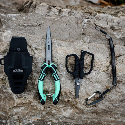 Tackle Boss 4 pcs Outlaw Fishing Plier Set Catfish Pro