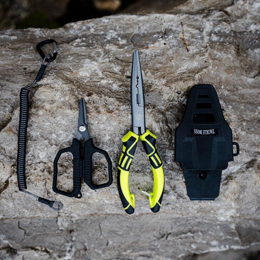 Tackle Boss 4 pcs Outlaw Fishing Plier Set Catfish Pro