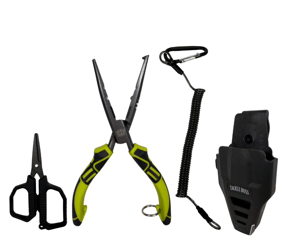 Tackle Boss 4 pcs Outlaw Fishing Plier Set Catfish Pro
