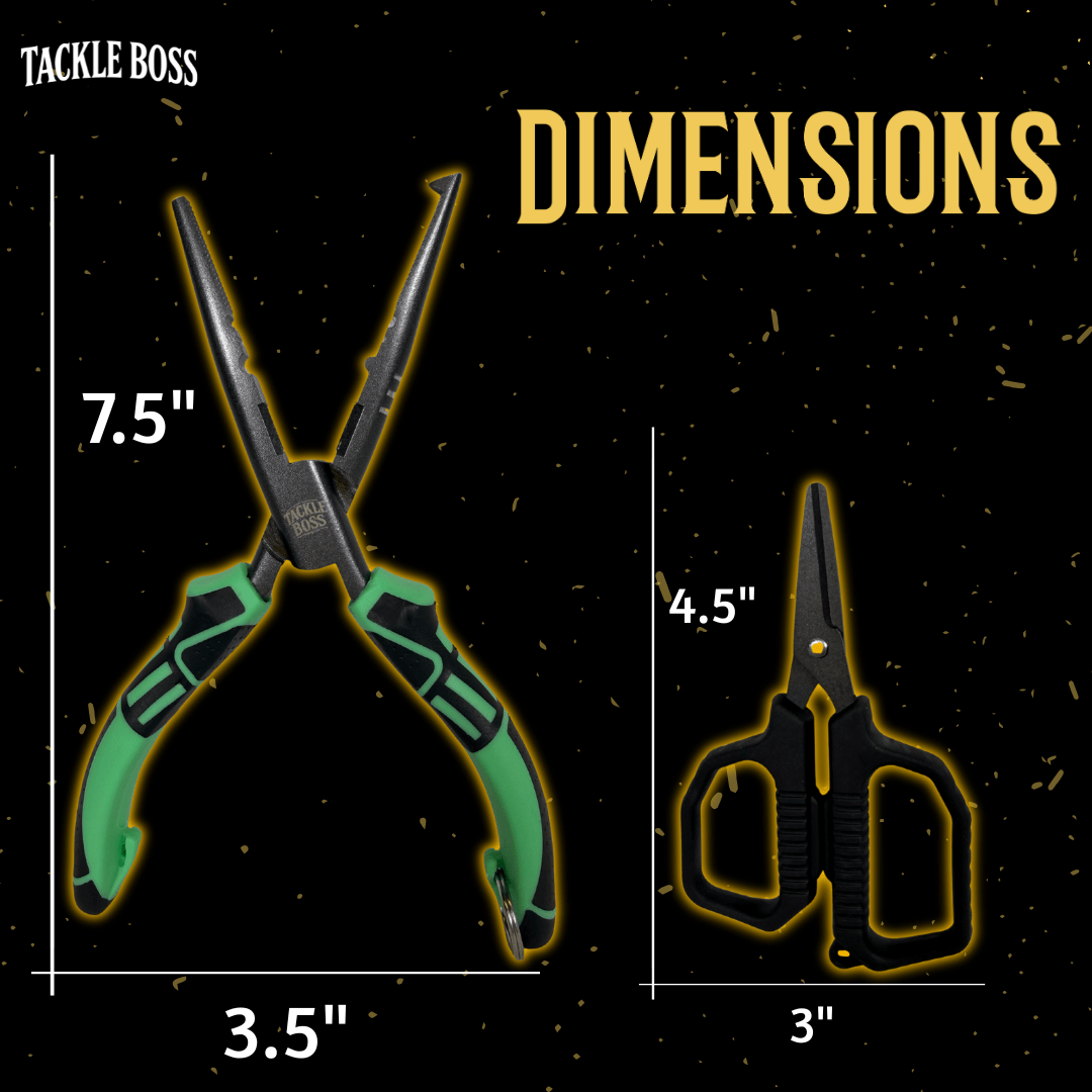 Tackle Boss 4 pcs Outlaw Fishing Plier Set Catfish Pro