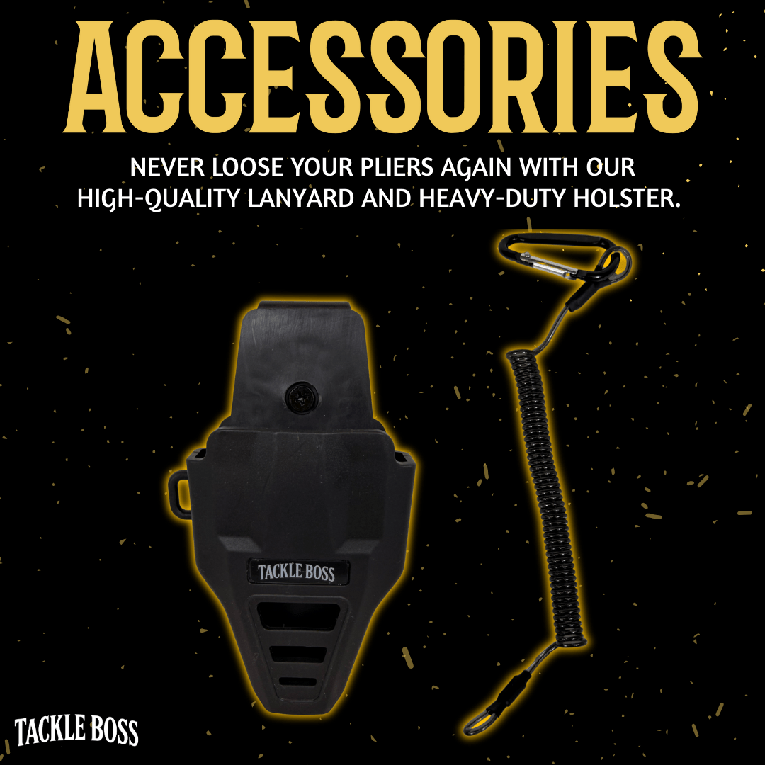 Tackle Boss 4 pcs Outlaw Fishing Plier Set Catfish Pro