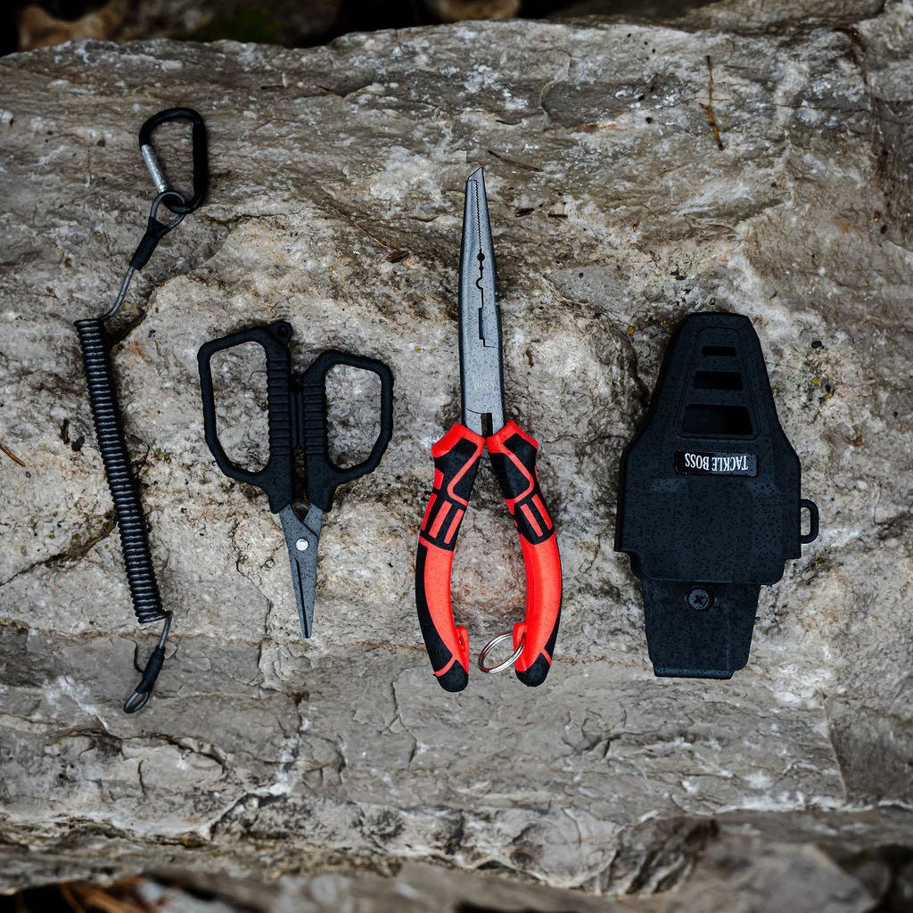 Tackle Boss 4 pcs Outlaw Fishing Plier Set Catfish Pro
