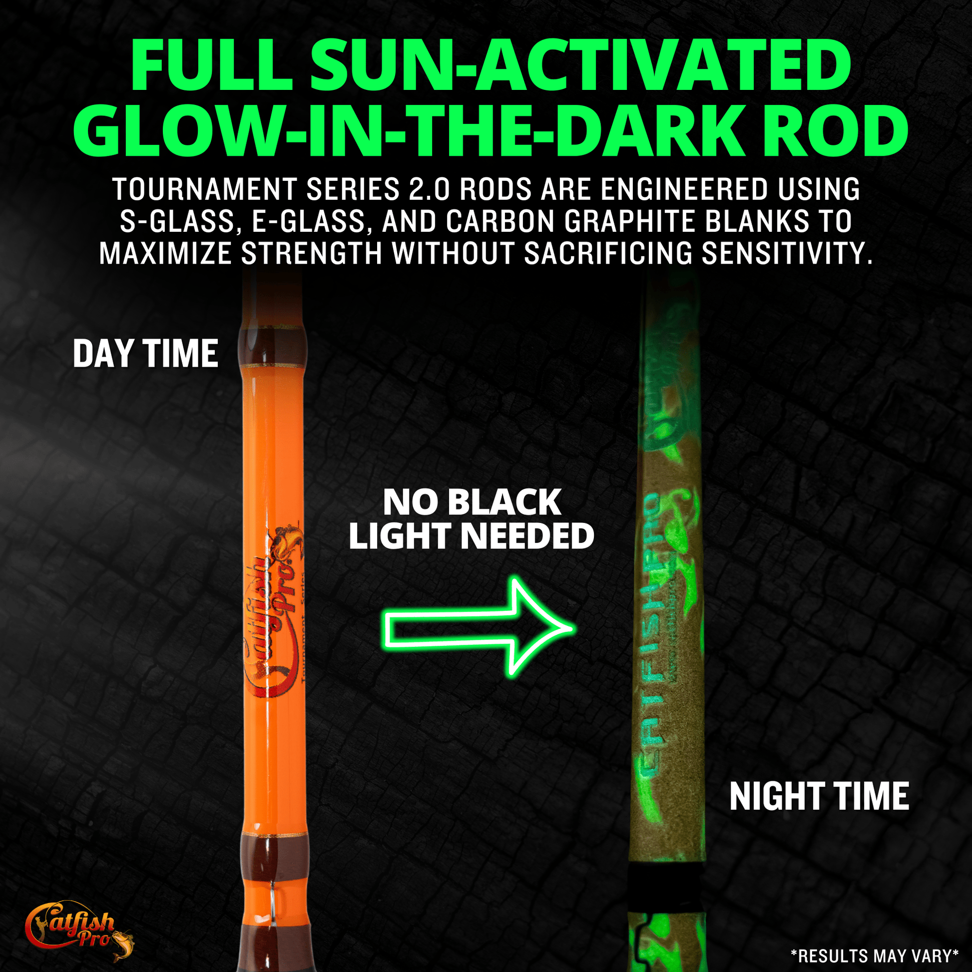 Tournament Series 2.0 Casting Glow Rod Catfish Pro